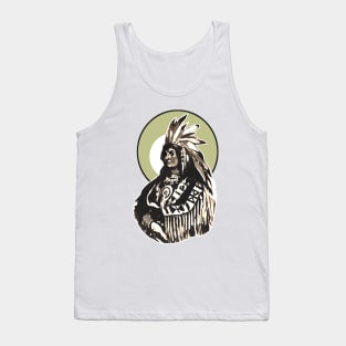 Native American Apache Chief Tank Top